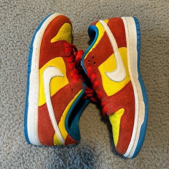 Nike SB Dunk Low Pro Bart Simpson Mens 7 - Picture 9 of 16